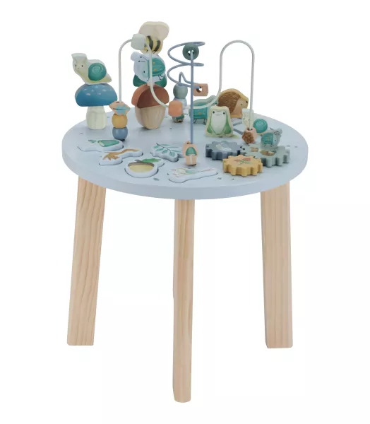 Table d'activités en bois - Forest friends