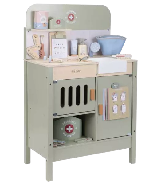 Cabinet de vétérinaire en bois