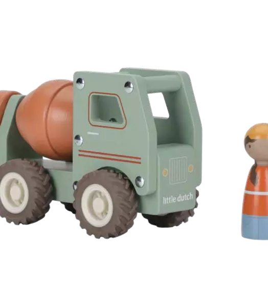 Camion toupie en bois