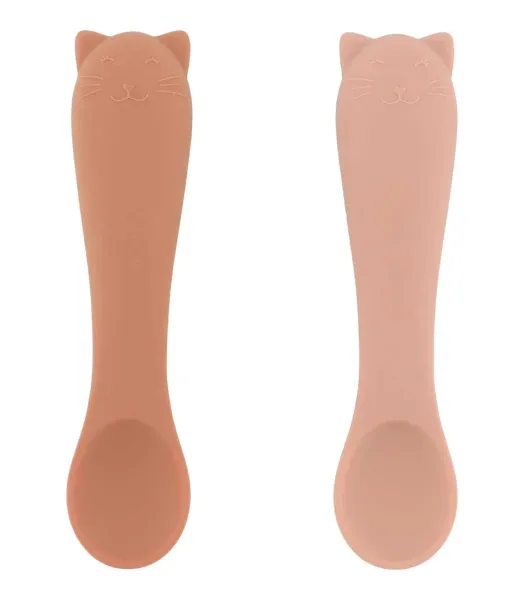 Premières cuillères pour bébé 2-pack - Mrs Cat