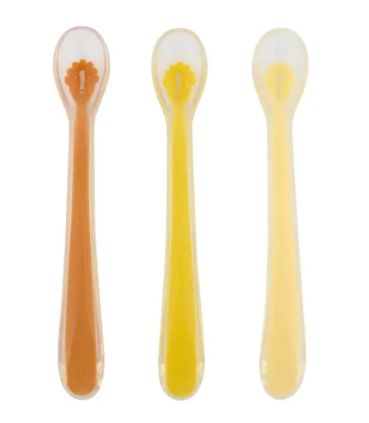 Cuillères d'alimentation bébé x3 - Mr Lion