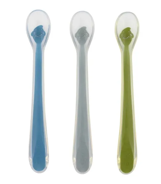 Cuillères d'alimentation bébé x3 - Mr Shark