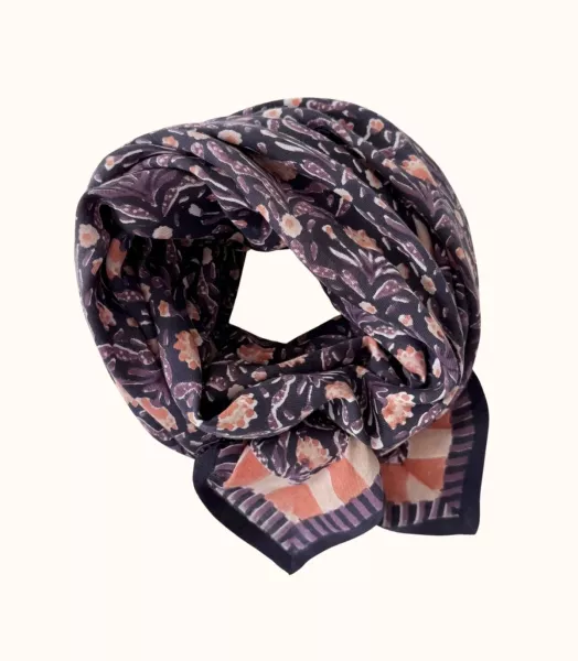 Big Foulard Latika - Cactus Navy