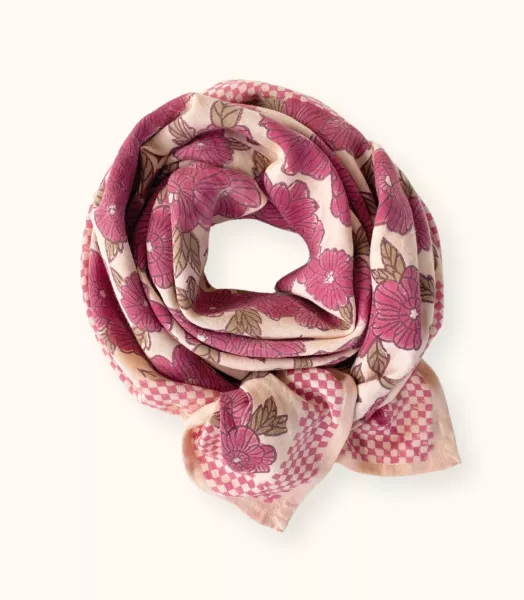 Big foulard latika - Bloom macadamia