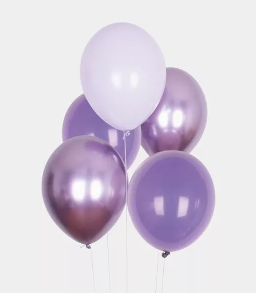 Ballons x10 - Mix Lilas