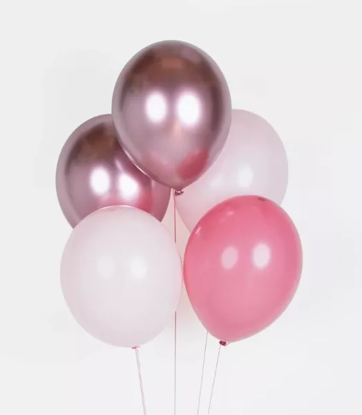 Ballons x10 - Mixes roses