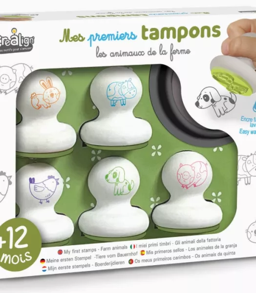 Mes premiers tampons - Les animaux de la ferme