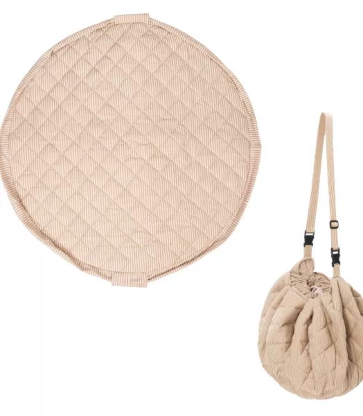Tapis de jeu / Sac de rangement Noomad Soft - Brown Stripes