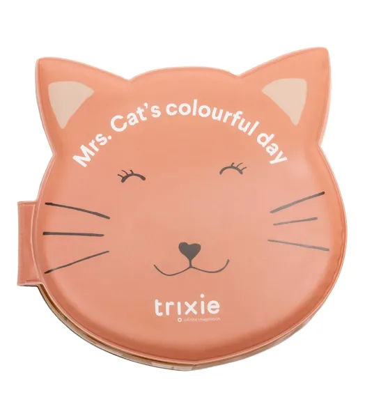 Livre de bain journée colorée - Mrs Cat