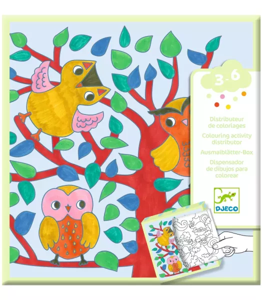 Distributeur de coloriages - Fôret