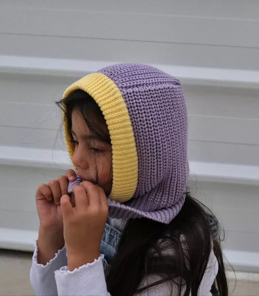 Cagoule - Lila et jaune (2 tailles)