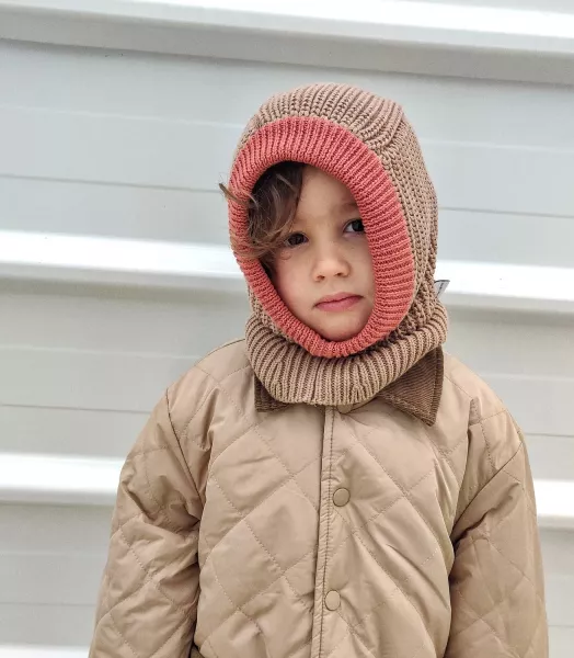 Cagoule - Marron et terracotta (2 tailles)