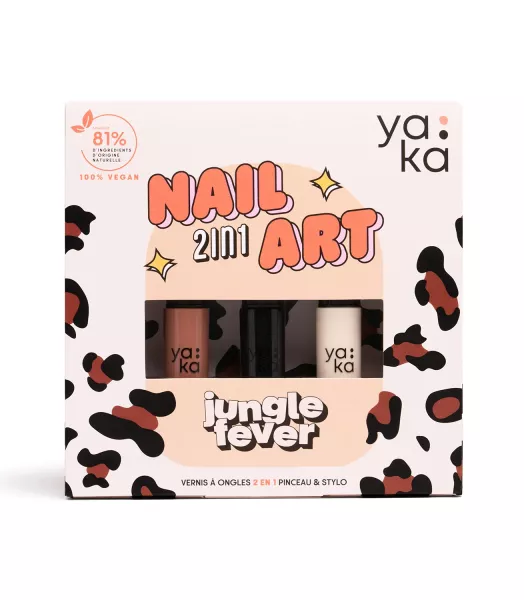 Kit de vernis à ongles 2 en 1 - Jungle Fever