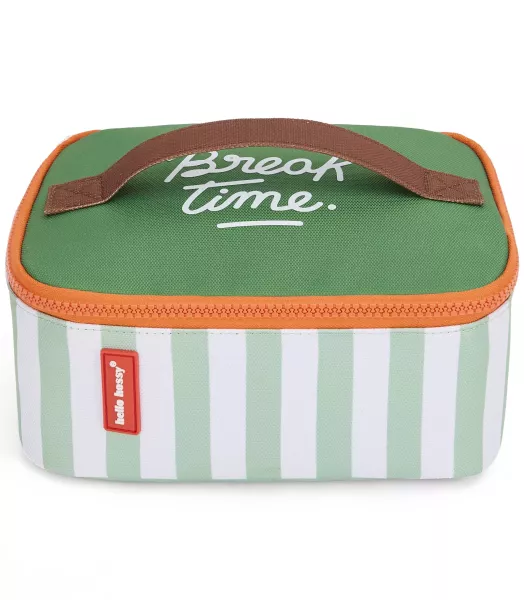 Lunch bag - Green stripes