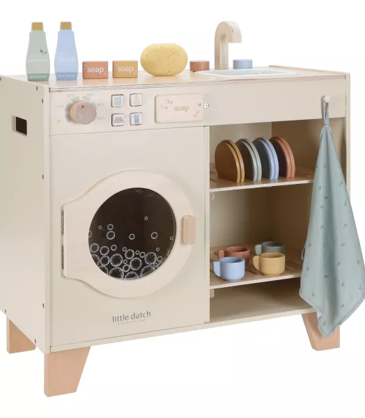 Machine à laver en bois