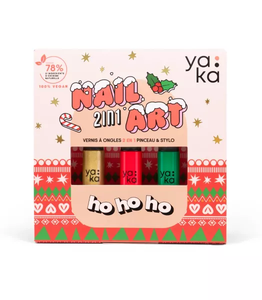 Kit de vernis à ongles 2 en 1 - Ho ! Ho ! Ho !