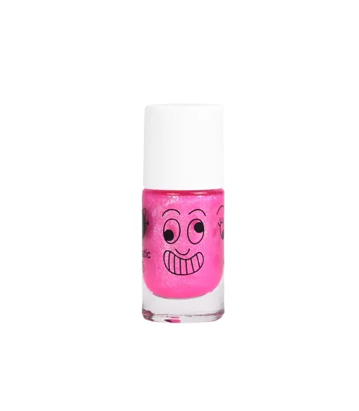 Vernis à l'eau - Pinky rose pailleté
