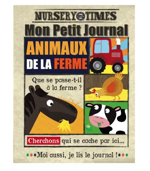 Livre bébé en tissu - Animaux de la ferme
