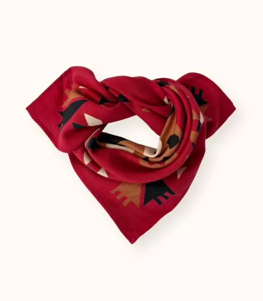 Small Foulard Manika - Rajah Fire