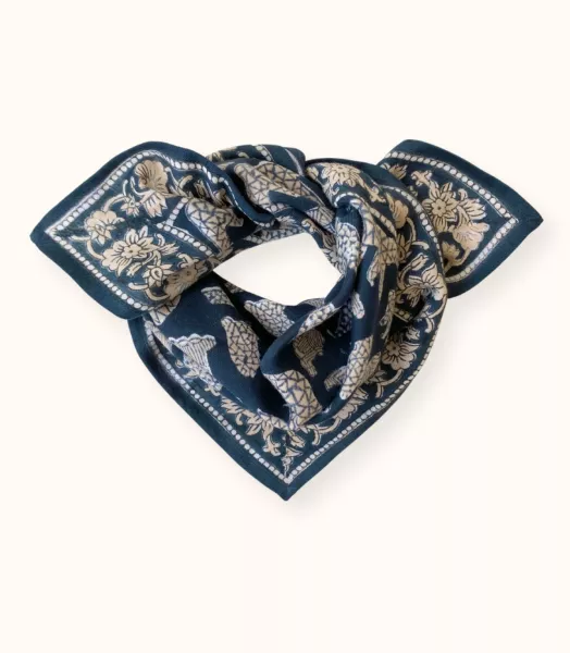 Small foulard manika - Ours orage